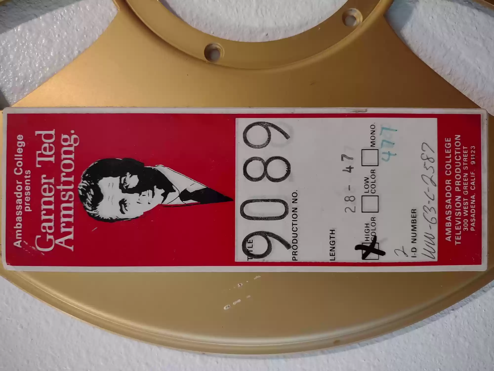 GTA Reel to Reel 9089 close up